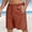 Brick Red, variant on Men's UPF 50  7" Inseam Hiking Shorts with 27 Zipper Pockets Water Resistant Quick Dry Lightweight for Outdoor Fishing