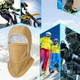 thumbnail image 3 of Unisex Windproof Thermal Ski Hood for Cold Weather Full Face Coverage Ideal Snowboarding Motorcycle Riding Outdoor Winter Sports Gear, 3 of 4