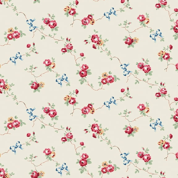 Cath Kidston Rose & Bows Cream