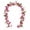A, variant on yulier Artificial Tulips Flowers Garland, 78.74 inch Fake Tulips Vines with Green Leaves Hanging Silk Flowers Garland for Home Wedding Spring Easter Garden Party Decor