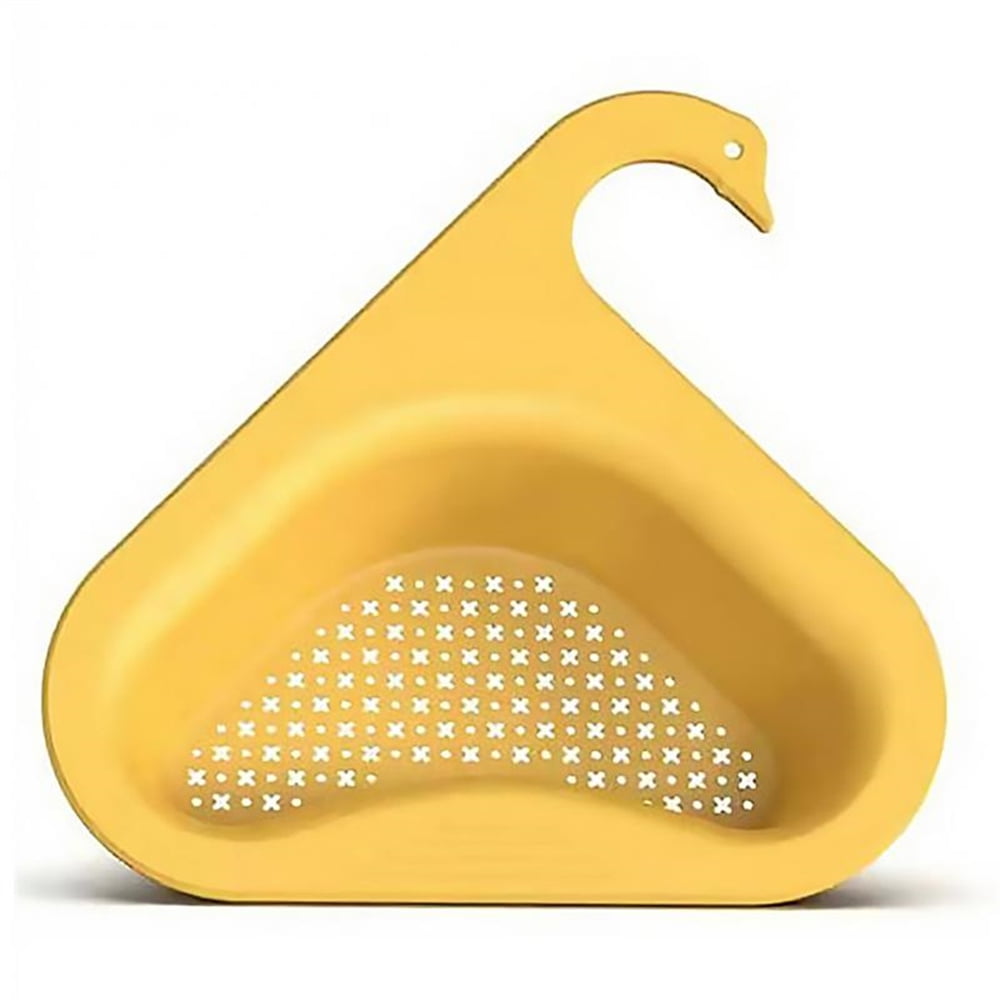 Functional Hanging Sink Basket, Corner Kitchen Sink Strainer Basket