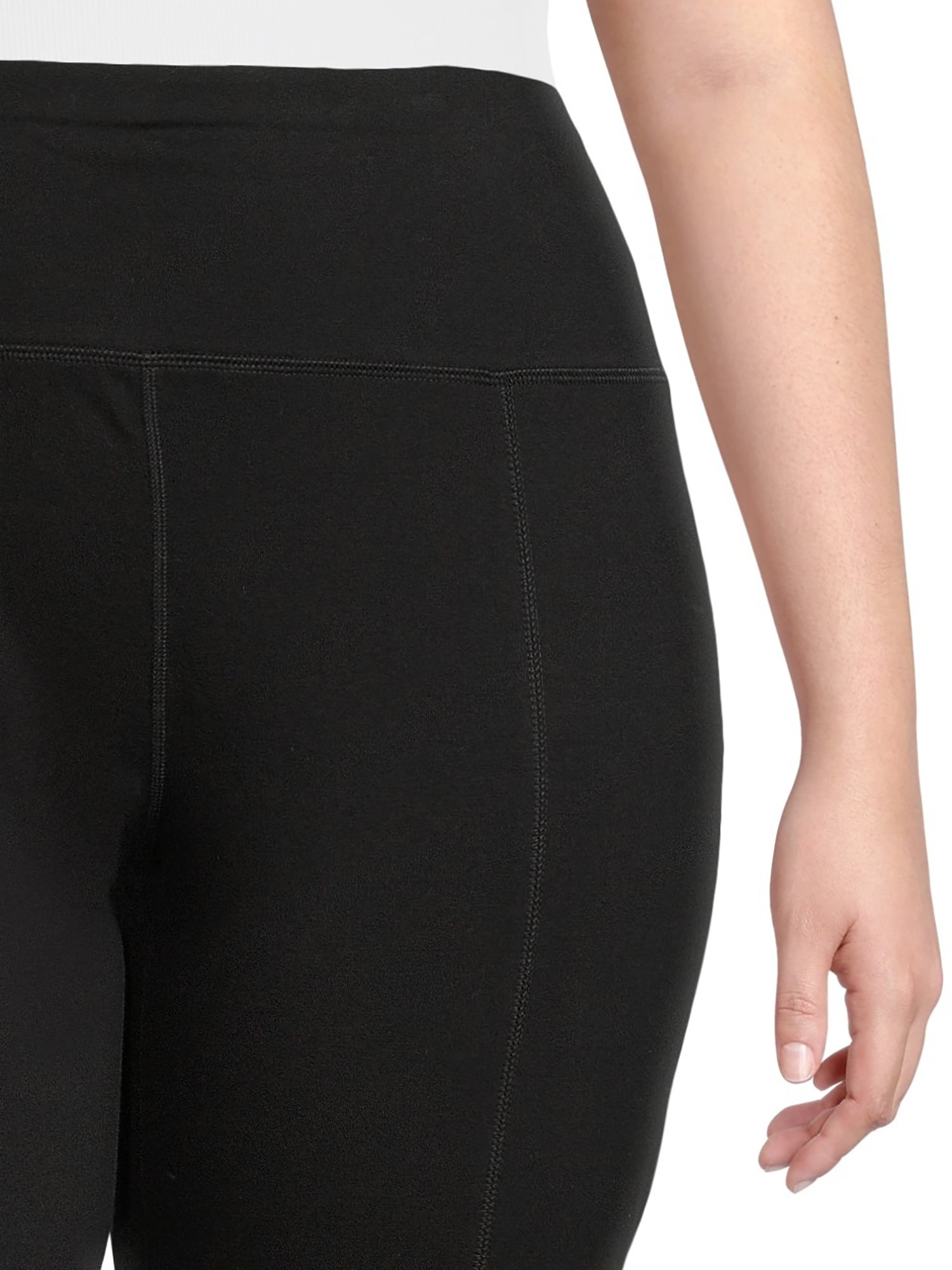 Athletic Works Women's and Women's Plus Front Slit Leggings, Sizes XS-5X