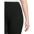 thumbnail image 4 of Athletic Works Women's and Women's Plus Front Slit Leggings, Sizes XS-5X, 4 of 5