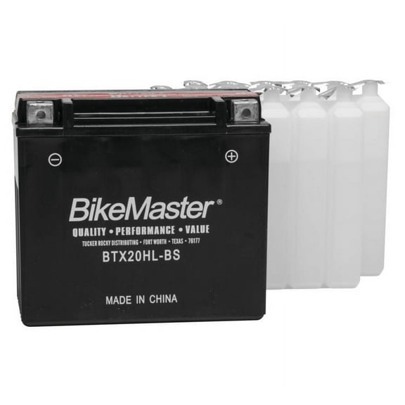BikeMaster High-Performance Maintenance Free Battery BTX20HL-BS for Honda TRX680 FourTrax Rincon 2006-2017