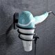 thumbnail image 2 of Soporte para secador de pelo, soporte para secador de pelo montado en la pared, soporte organizador para secador de pelo, soporte para secador de pelo de acero inoxidable, montado en la pared, se pue, 2 of 5
