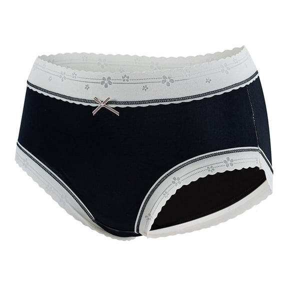 Chbgutlmr Underwear for Women Lace Patchwork Mid Rise Full Coverage Panties Comfy Stretch Cute Briefs
