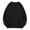 Black, variant on Admvng Oversized Sweatshirt for Women Round Neck Solid Color Fleece Warm Loose Fitting Daily Long Sleeve Sweatshirts Top S-3XL