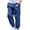 Dark Blue_003, variant on Domuza Boys Summer Cotton Linen Athletic Sweatpants Unisex Boys Print Lightweight Casual Running Workout Jogger Pants Dark Blue 150