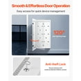 thumbnail image 6 of VEVOR Media Enclosure, 28-Inch, Structured Media Center with Vented Hinged Door, Cable Management Box, Structured Wiring Multi-Media Cabinet, Recessed Electrical Media Box, for Network Distribution, 6 of 9