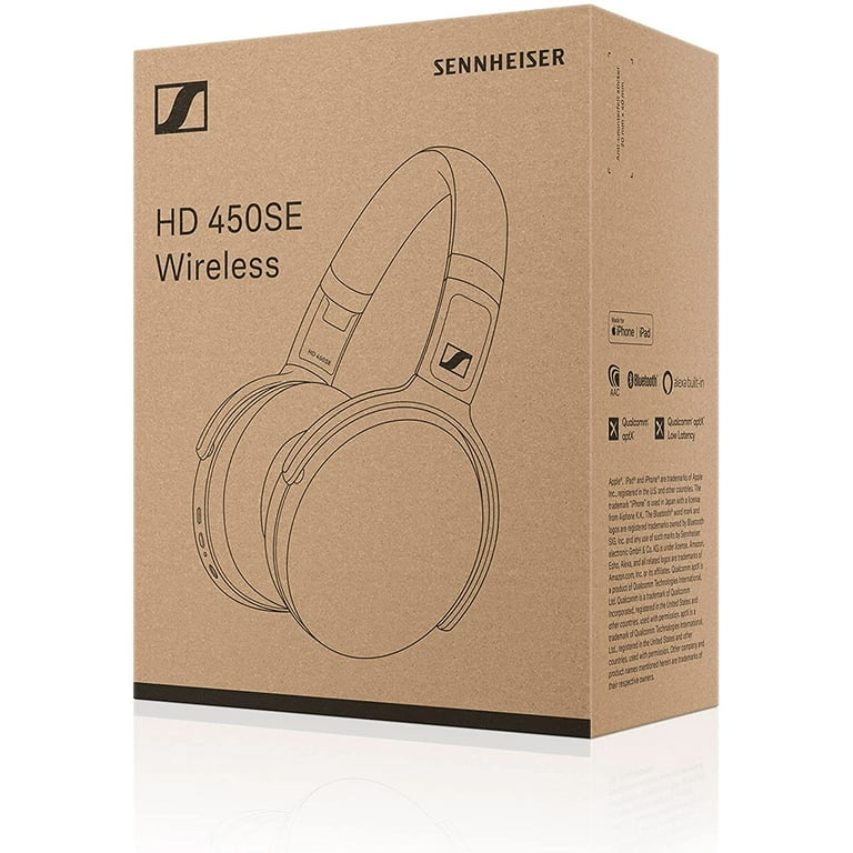 Sennheiser HD 450SE Bluetooth 5.0 Wireless Headphone - Black - Walmart.com Sennheiser HD 450SE Bluetooth 5.0 Wireless Headphone - Black - Walmart.com