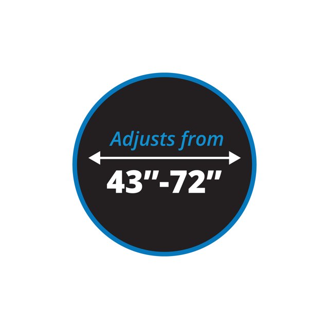 Mainstays EasyHang 72" Shower Curtain Tension Rod, 1 Each