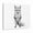 C, variant on XaaKee Canvas Wall Art Prints Otter Toilet Paper Bathroom Animal Black And White Illustration Cute Wildlife Inner Framed 18*12Inch