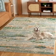 thumbnail image 3 of SAFAVIEH Madison Orlando Abstract Area Rug, Green/Blue, 6' x 9', 3 of 8