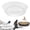2pcs, variant on 2 Pack Round Plastic Bird Feeder Bowls, Replacement Seed Water Tray, Feeding Station Dish for Wild Oriole Goldfinch Hummingbird, Outdoor Garden Patio