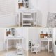 thumbnail image 5 of Qinaqin Kids Study Escritorio y Chair Set Corner de Profundidad Madera cm Alturaomework Mesa con Alturautch Ajustable Cork Board Almacenamiento, 5 of 5