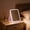 Pink, variant on Portable LED Makeup Mirror with Light, Touch Control Vanity Mirror with Foldable Stand, Dimmable Lighted Travel Mirror for Desk, Bedroom