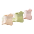 thumbnail image 6 of 4 Pairs Women Low-Cut Lace Knit Ankle Socks Soft Stretch Cotton Mesh Design Breathable Lightweight Everyday Wear - 4 pcs-4, 6 of 6
