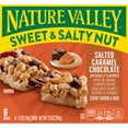 thumbnail image 3 of Nature Valley Granola Bars, Sweet Salty Nut, Salted Caramel Chocolate, 6 ct, 7.2 OZ, 3 of 11