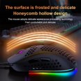 thumbnail image 3 of Lightweight Wired Gaming Mouse,Hollow Honeycomb Pattern Game Mice, 3 of 3