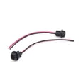 thumbnail image 3 of 6pcs 12V-36V Vehículo T10 Portalámparas Bombilla LED 2 Hilos Conector Cableado Plástico Negro, 3 of 6
