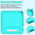 thumbnail image 5 of SUPNICE Shockproof Light Weight Convertible Handle Stand Kids Case for Walmart Onn 10.1" 2nd gen 2020 Release (Model:100011886) and Walmart Onn 10.1" 3 Gen 2022 (Model:100071485),Turquoise, 5 of 8