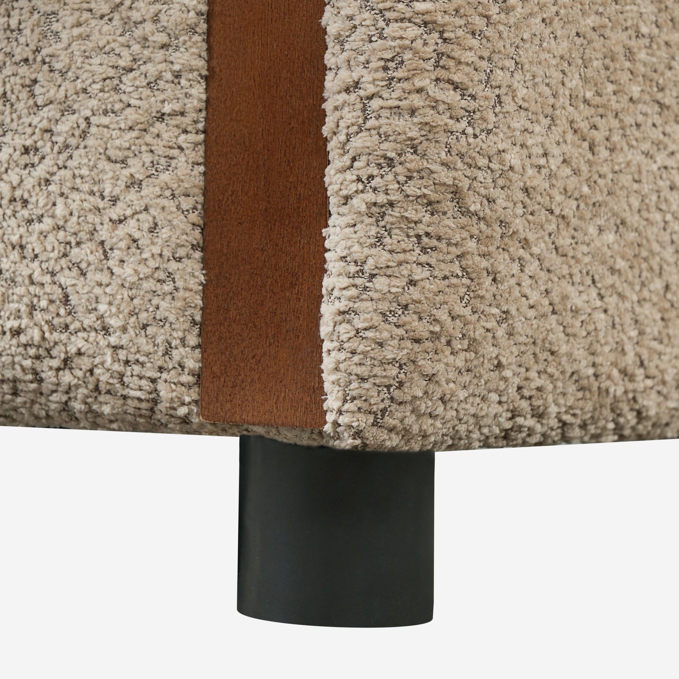 Christopher Knight Home Modern Curved Upholstered Barrel Accent Chair, Removable Cushion, Oatmeal, Set of 2