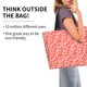 thumbnail image 2 of Fotbe Red Pretty Flowers Bolsa Tote Estética de Lona con Estampado para Mujer - Bolsa Reutilizable de Hombro Casual para Vacaciones, Compras, Trabajo y Gimnasio, 2 of 8