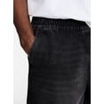 thumbnail image 4 of No Boundaries Denim Shorts with Elastic Waist, 100% Cotton, 7" Inseam, Men's XS-5XL, 4 of 5