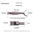 thumbnail image 3 of Cuchillo giratorio de acero inoxidable Cuchillo giratorio de precisión para artesanía en cuero, 3 of 5