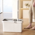 thumbnail image 2 of WSBArt Hands-Free Washing, Household Washing And Drying Set, Mopping Tool, Rotating Mop, Automatic Dehydration, Drying, Dual Drive, Dehydration Bucket, One Mop Cloth, One Mop Head, 2 of 9