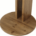 thumbnail image 3 of 19.68" Solid Wood Nightstand, Round C-Shaped Bedside Table For Bedroom, 3 of 11