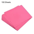 thumbnail image 3 of Uxcell Origami Paper Double Sided for Art Craft Project Beginner 100 Sheets Fluorescent Pink 6x6 inch, 3 of 5