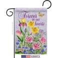 thumbnail image 2 of Breeze Decor G165165-BO Forever In Our Heart Garden Flag Expression SYMPATHY 13 x 18.5 in. Double-Sided Decorative Vertical Flags for House Decoration Banner Yard Gift, 2 of 4