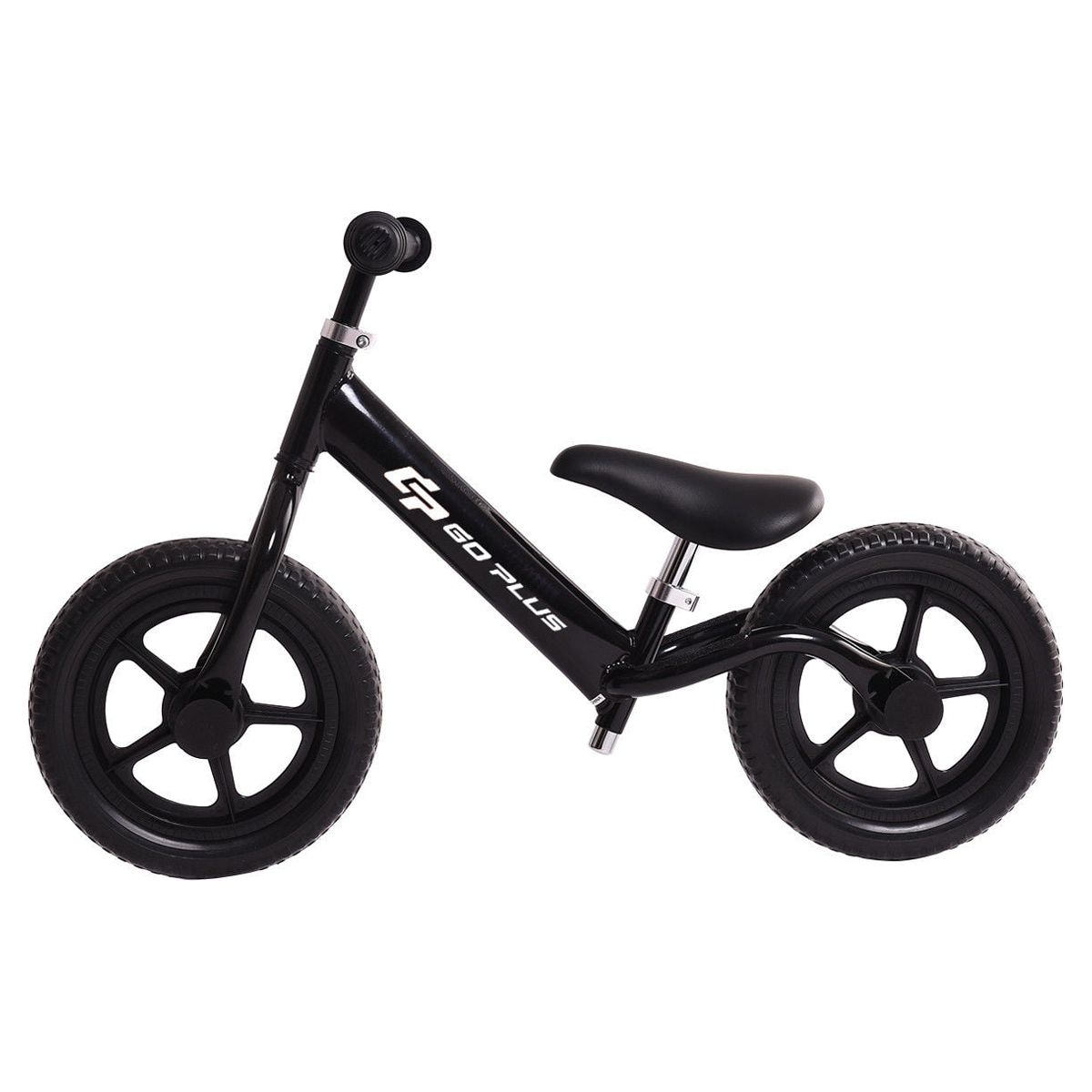 Goplus 12'' Balance Bike Classic Kids No-Pedal Learn To Ride Pre Bike w/ Adjustable Seat, Black - image 3 of 8