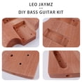 thumbnail image 6 of Leo Jaymz EX Style DIY Electric Bass Guitar Kits - Mahogany Body, Roasted Maple Neck and Ebony Fingerboard - Fully Components Included, 6 of 6