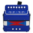 thumbnail image 1 of Accordion Instrument 7 Keys 2 Bass Small Accordion Educational Musical Instrument Christmas Gift Choice, 1 of 8