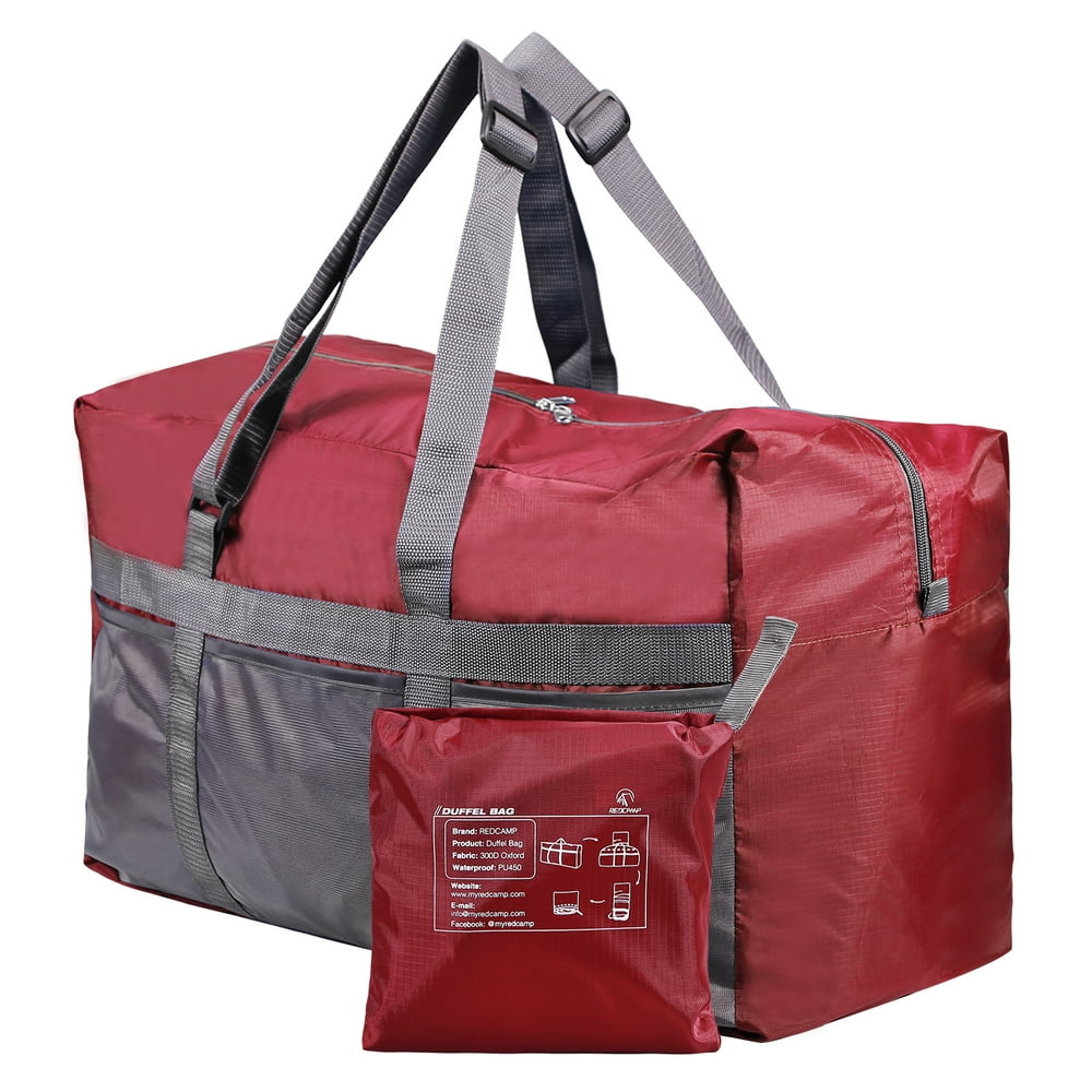 REDCAMP Extra Large 25'' Duffle Bag 75L Wine Lightweight, Waterproof
