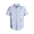 thumbnail image 5 of George Men's Patchwork Shirt with Short Sleeves, Sizes S-5XL, 5 of 5