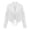 White, variant on Kilaqueen Women's Western Fringe Jacket, Faux Suede Long Sleeve Moto Coat with Lapel Collar and Tassel Trim, Vintage Cowgirl Outerwear for Concert Outfits