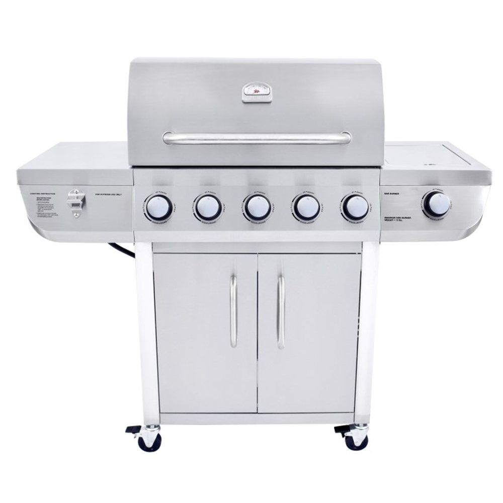 cuisinart five burner dual fuel gas grill review