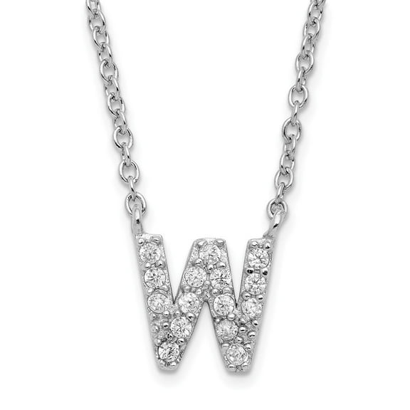 Sterling Silver CZ Necklace