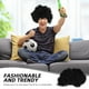 thumbnail image 3 of KAKOWELY Peluca afro rizada negra corta para hombre, disfraz elegante y divertido de discoteca de los años 70, accesorio para fiesta de Halloween, cabello unisex para adultos, disfraz divertido., 3 of 4