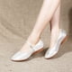 thumbnail image 4 of Cuero brillante para mujer, niña, salón de baile latino, práctica de Salsa moderna, zapatos de baile con punta cerrada, parte inferior de tendón de ternera suave, 4 of 5