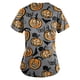 thumbnail image 3 of Halloween Women's V-neck Fashion Casual Printing Top Protective Work Suit, 3 of 3