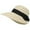Beige, variant on yunLXY Under $5 Beige Beach Sun Straw Hats for Women, UPF 50+ UV Sun Protection Wide Brim Summer Straw Hat Foldable Packable Roll up Cap