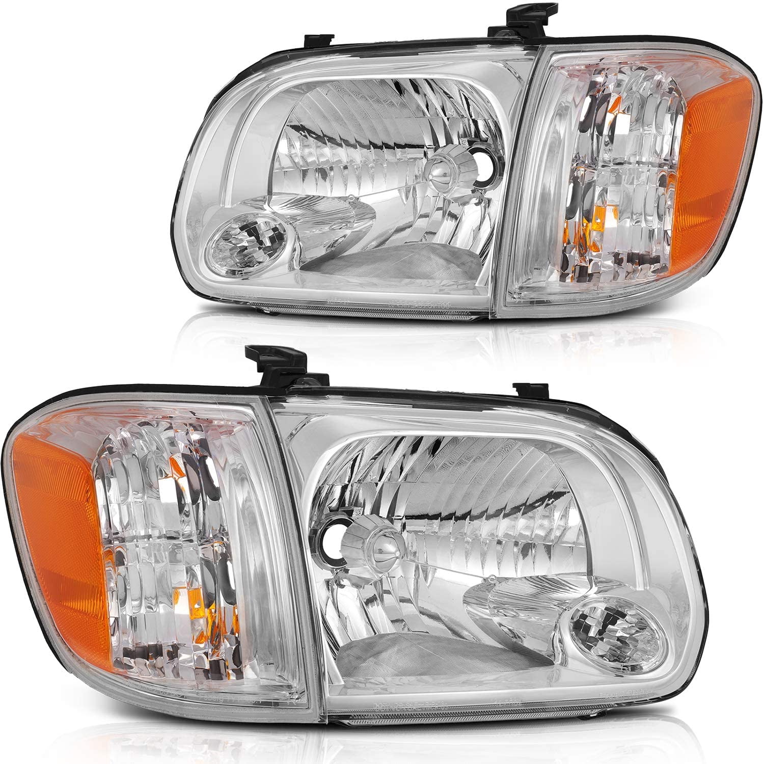 Fit 2005-2006 Toyota Tundra Crew Cab Black Headlights Pair Dri Fit 2005-2006 Toyota Tundra Crew Cab Black Headlights Pair Dri