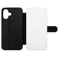 thumbnail image 1 of For iPhone 16 Case PU Leather Sublimation Blank Smart Phone Cover with Card Holder, 1 of 5