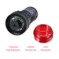 thumbnail image 3 of Uxcell AC DC 48V with Buzzer Flashing Alarm Dashboard LED Indicator Light Red, 3 of 5