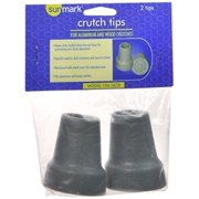 Sunmark Heavy Duty Shock Absorption Crutch Tips, 2 Count