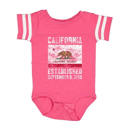 

Inktastic Established September 9 1850 California Flag Gift Baby Boy or Baby Girl Bodysuit